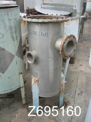 40 gallon Stainless Steel Tank, 18" x 36", open top, center discharge - Image 1