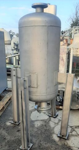 75 gallon Filter Tank, Stainless Steel, 24" diameter x 36" straight side, 4" diameter Inlet, 3" center bottom - Image 2