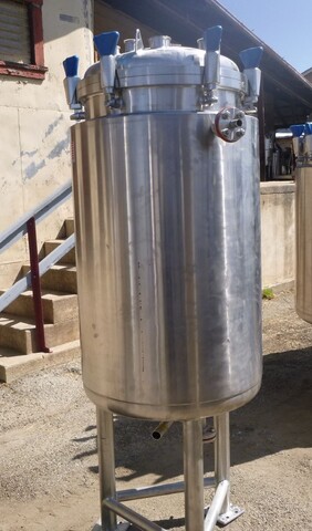 79 gallon Precision Stainless, Stainless Steel Reactor, 24.5" outside diameter x 3' 7" H Vessel, 1.5" center - Image 3
