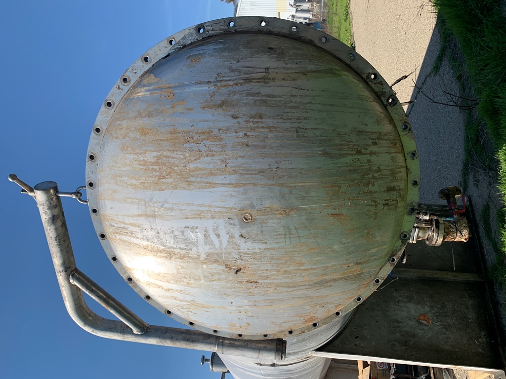 1500 gallon Coalescer Tank, Stainless Steel, 48" diameter x 18' L, 1" & 12" raised opening, 25 psi @ 200&deg;F - Image 7