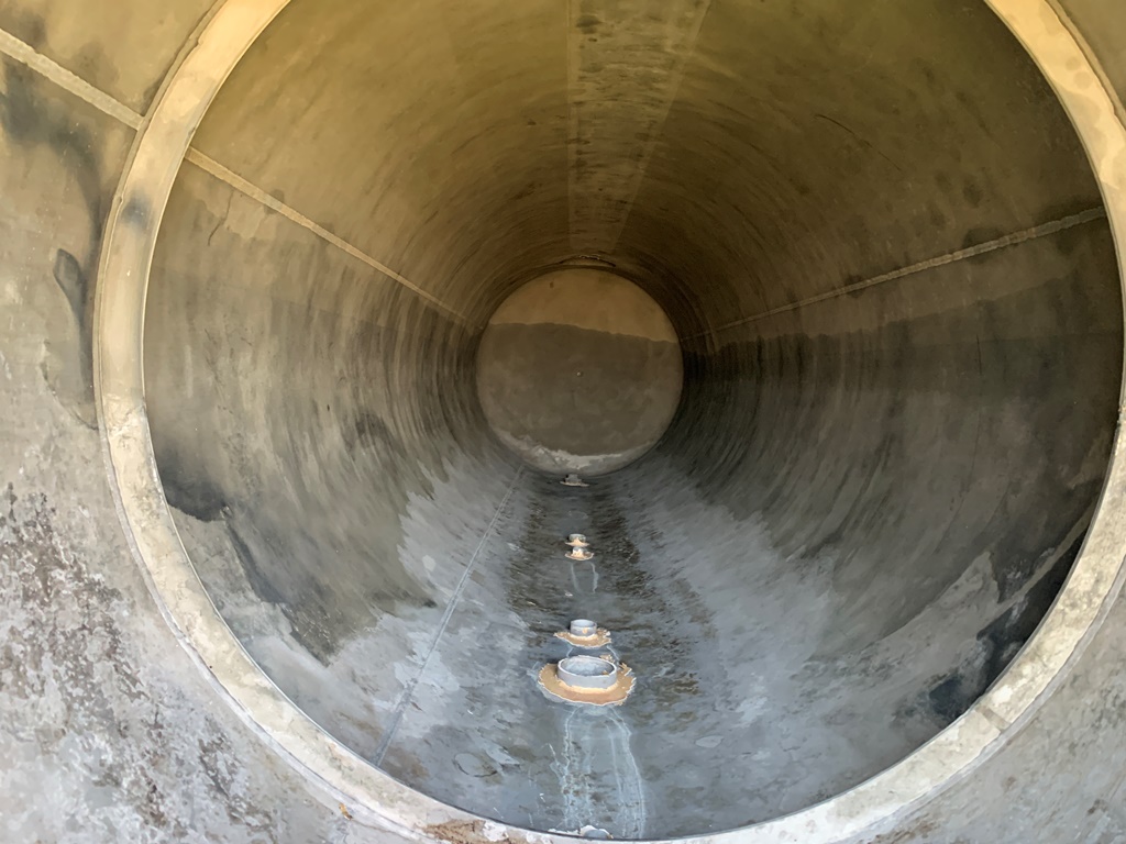 1500 gallon Coalescer Tank, Stainless Steel, 48" diameter x 18' L, 1" & 12" raised opening, 25 psi @ 200&deg;F - Image 8