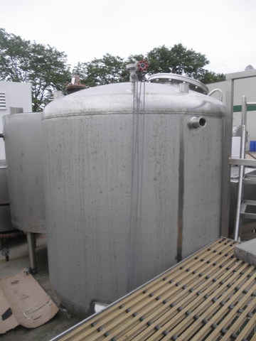 500 gallon Walker Hold, Stainless Steel Pressure Tank, 50" diameter x 50" straight side, 16" diameter Bolted - Image 3