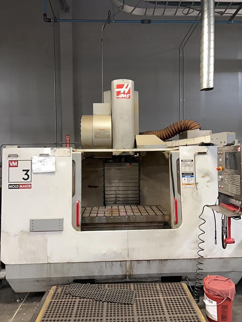 Haas #VM-3, CNC vertical machining center, 24 automatic tool changer, 40" X, 26" Y, 24" Z, 12000 RPM, CAT 40 - Image 1