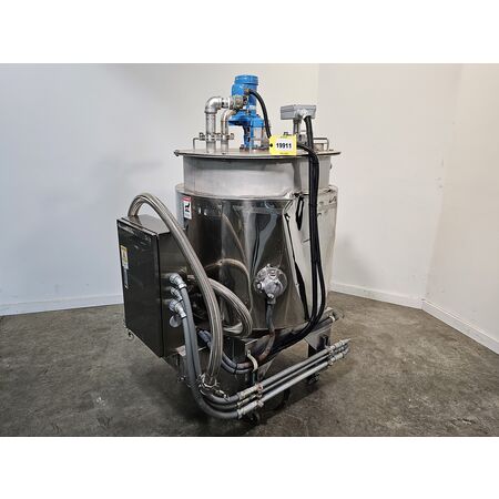 65 gallon Stainless Steel Insulated thermal sanitary mix tank kettle, 230 V., 3-phase - Image 2