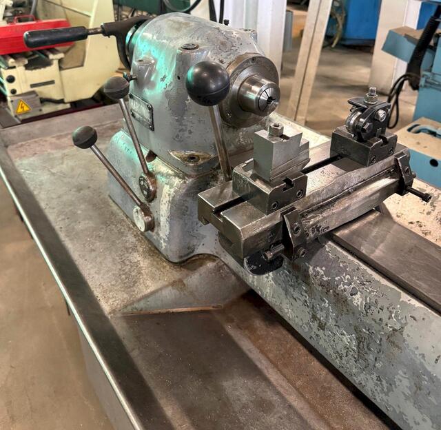 9" x 36" Hardinge #DSM-59R, second operation lathe, double tool cross slide, turret, 5C closer, 1 HP - Image 6