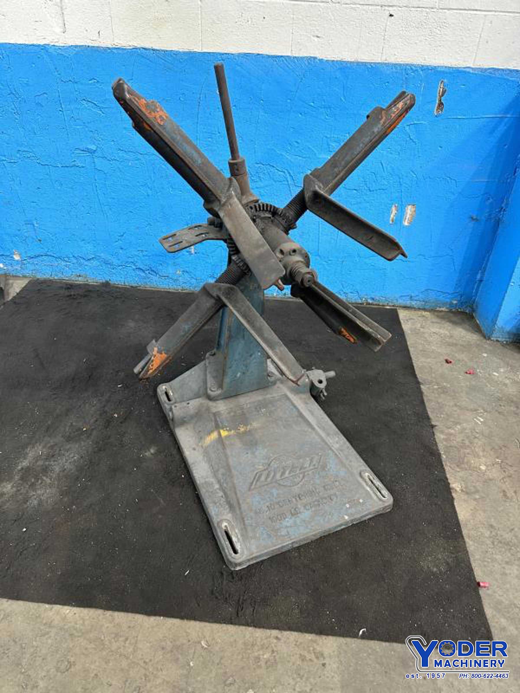 1000 lb. Littell #10, coil reel, 13" width, 52" outside dimensions, 10"-22" ID, manual expansion - Image 5