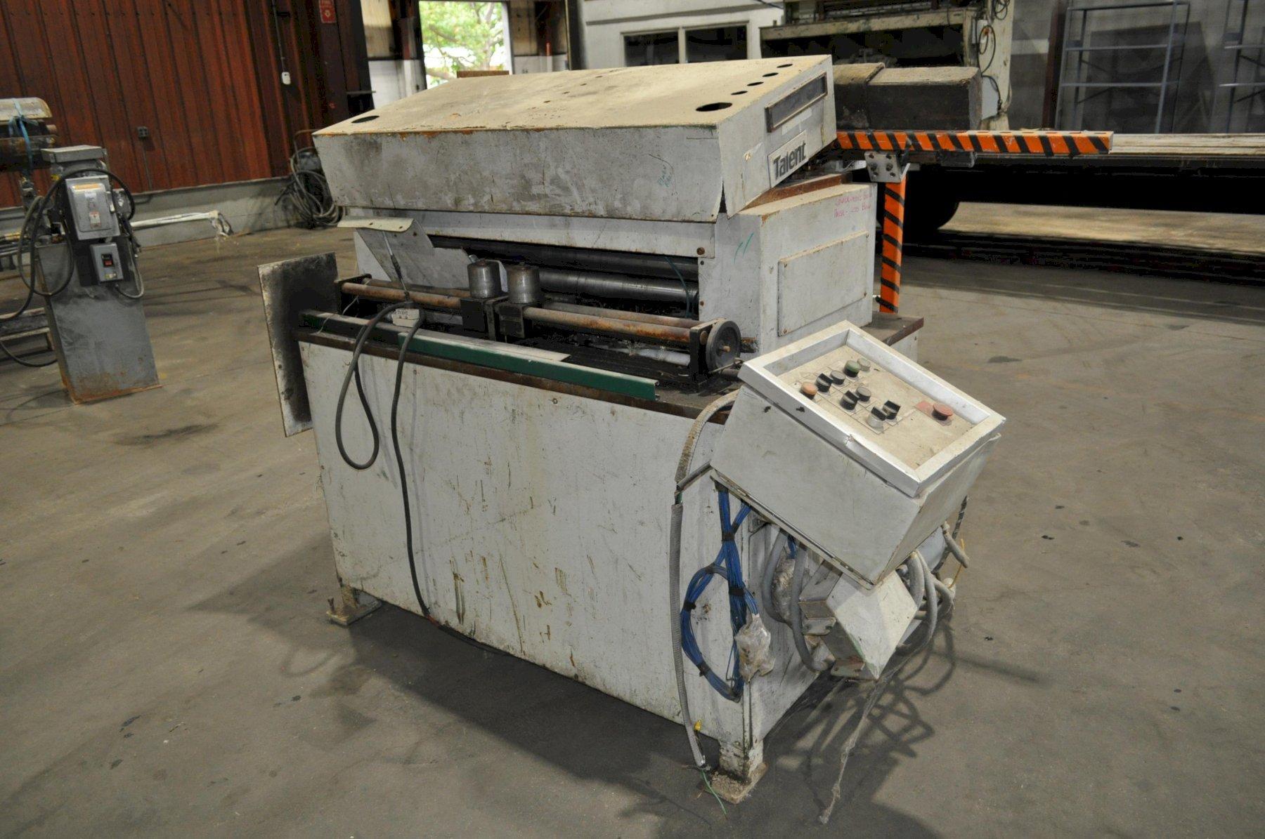 40" x .118" Talent, Cut-To-Length line, 10000 lb., 43" mandrel, 60" OD, 19"-24" ID, keepers, hydraulic - Image 3