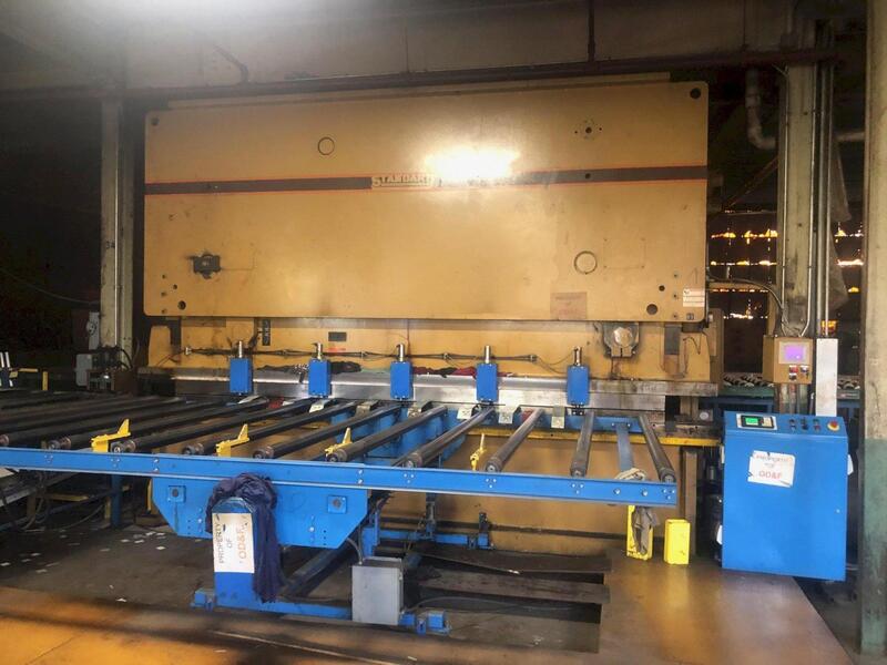 325 Ton, Standard #AB325-16, hydraulic press brake, 16' overall, 173" between housing, 8" stroke, 16" DL, 10" - Image 1