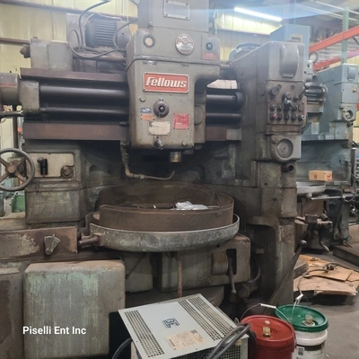 Fellows #36-6, gear shaper, 40" dia., 6" stroke, 6" face, 4" spindle, 8" riser, T-slotted table - Image 2