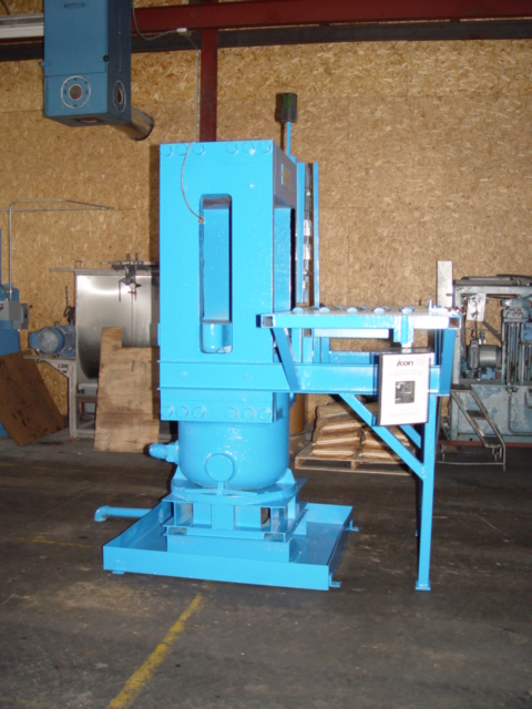 314 Ton, Eemco, 24" x 24", up-act slab side, 18" stroke, 21" daylight, elec.platens, 20" ram, #139 - Image 2