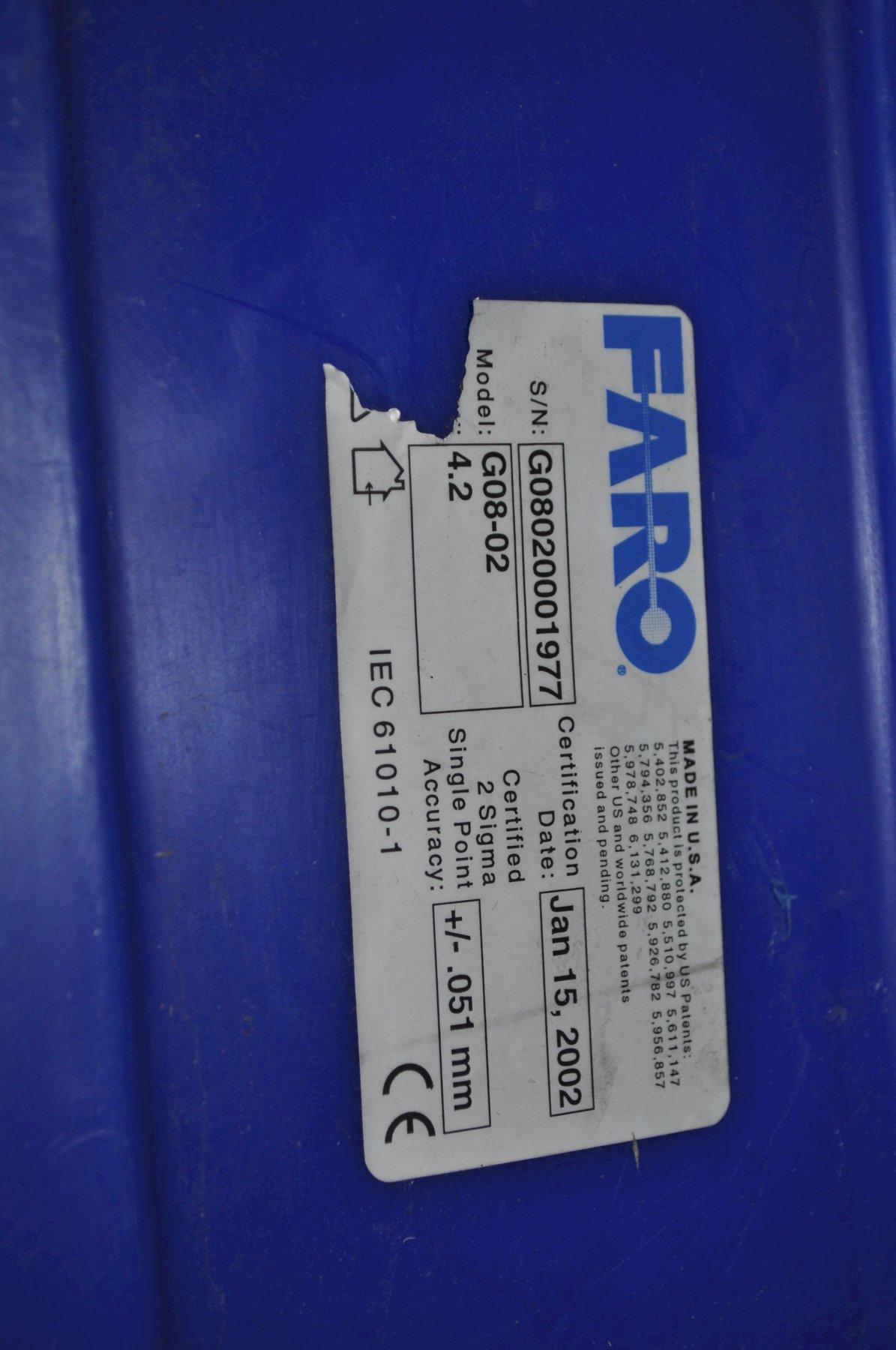 Faro #Gold-G08-02, arm coordinate measuring machine, 2002 - Image 5