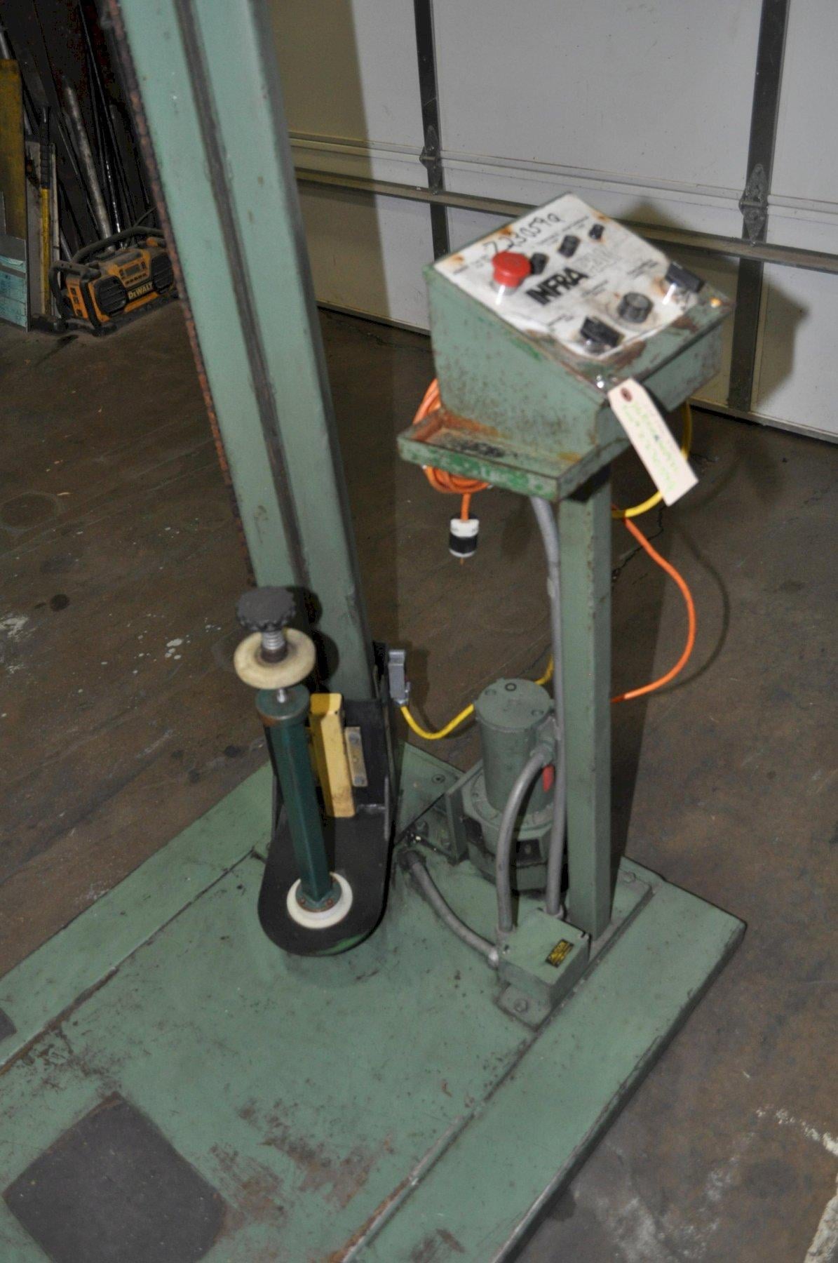 Infrapak, stretch pallet wrapper, 60" rotary table, 60" vertical travel, variable speed film carriage - Image 5