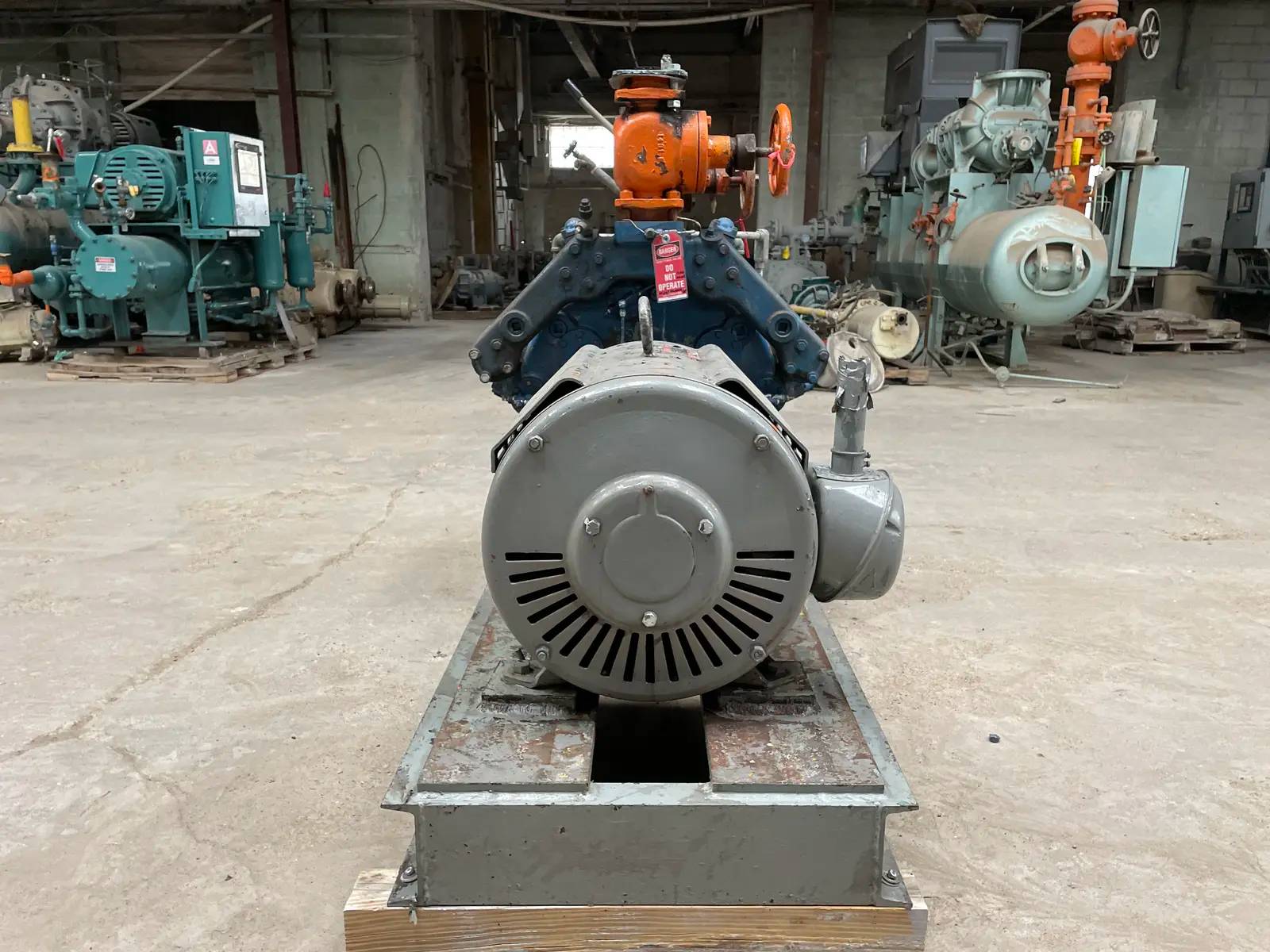 75 HP York A3089 8-Cylinder Reciprocating Compressor Package, 230/460 V, Direct Drive Driven) - Image 10