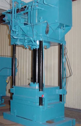 176 Ton, Hysco, 42" x42", downact 4-post, 36" stroke, 36" -42" DL, hyds. & controls, #230 - Image 1