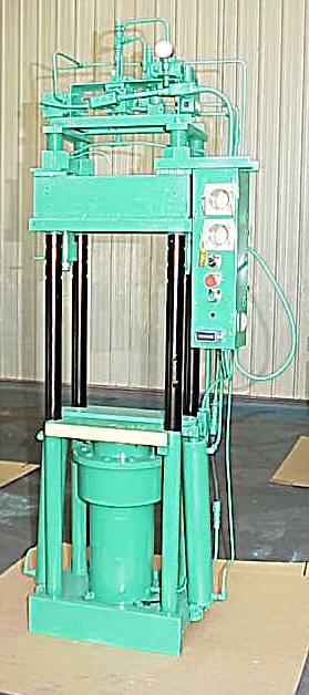 95 Ton, 15" x 16", upact 4-post, 16" stroke, 21" .5" DL, pullbk.cyls, 33" work height, #694 - Image 1
