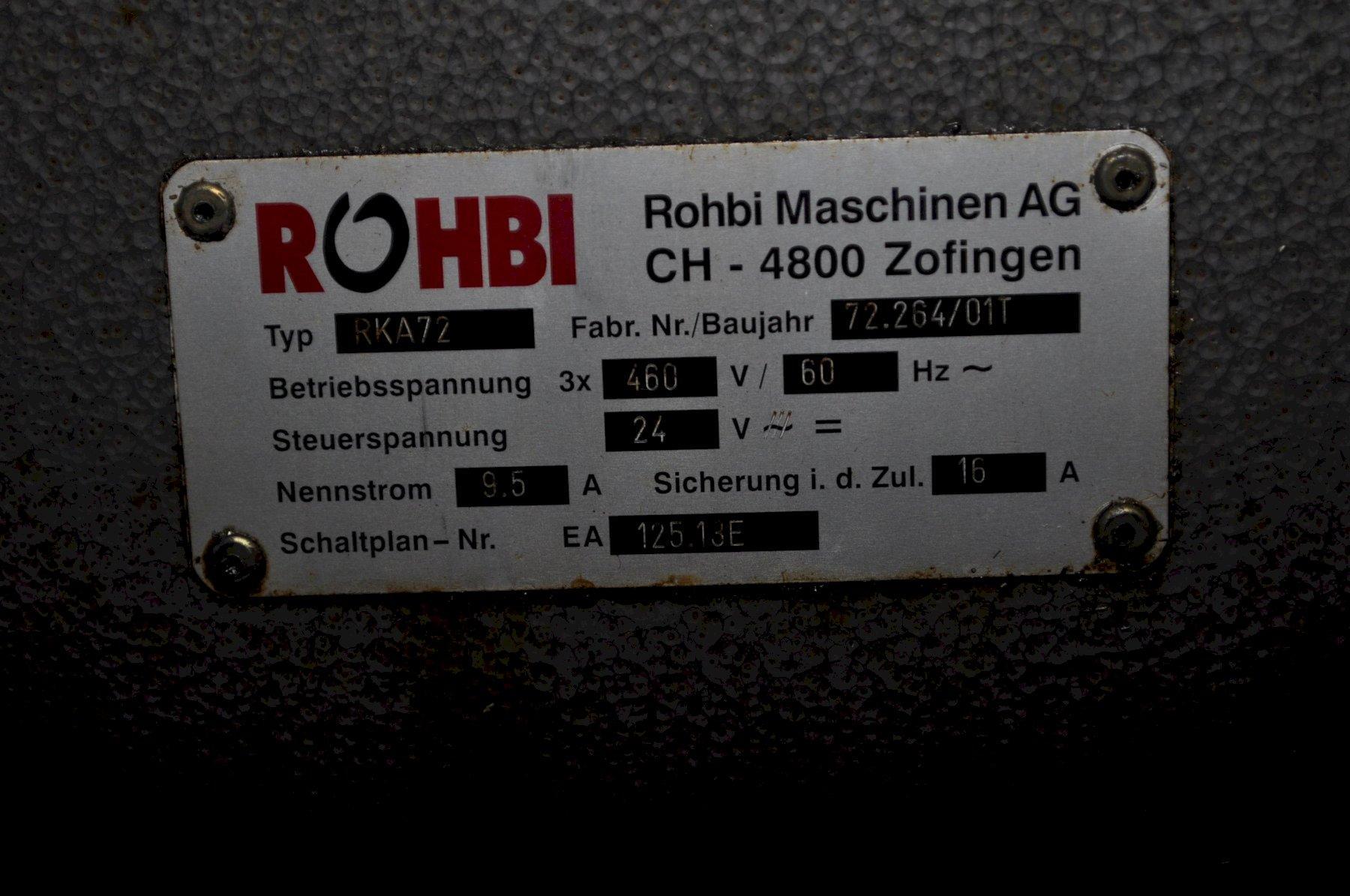 9" Ruhbi #RKA72, circular cold saw, 20" feed length, clamp, Magelis Control - Image 8