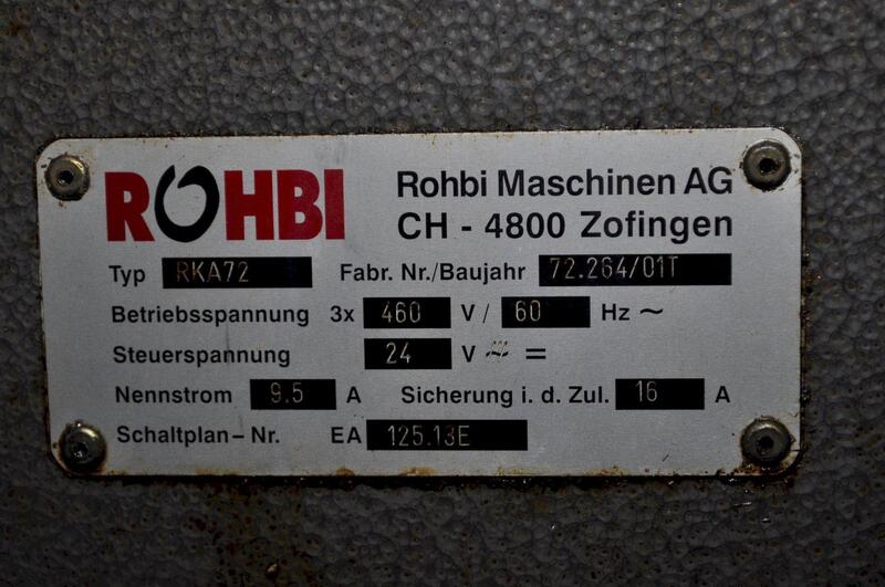 9" Ruhbi #RKA72, circular cold saw, 20" feed length, clamp, Magelis Control - Image 9