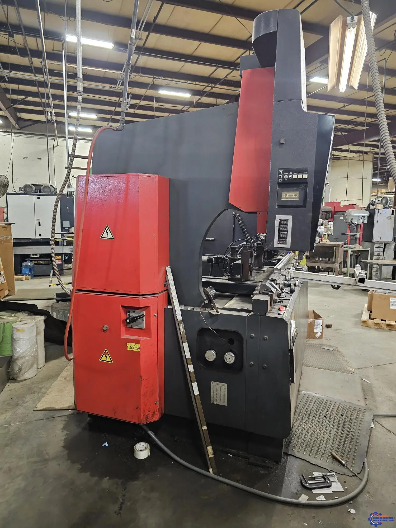 110 Ton, Amada #FBD-1025E, hydraulic press brake, 86.6" between housing, 3.94" stroke, 15.75" throat, 14.57" - Image 3