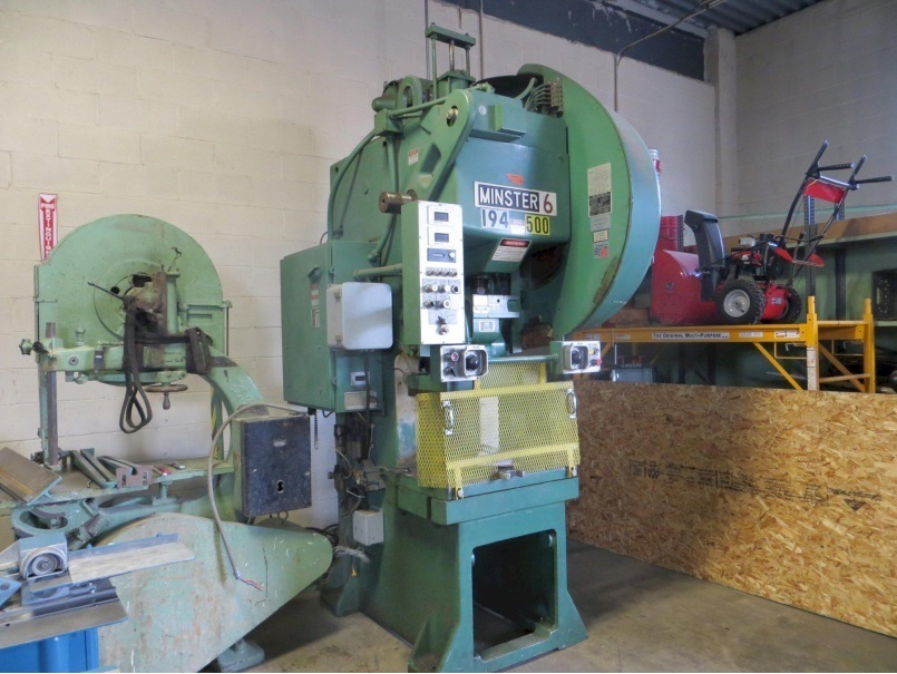 60 Ton, Minster #6SS-FB, 4" stroke, 16" Shut Height, 2.75"adj., 90-180 SPM, 21" x32"bed, air cooled & brake - Image 7