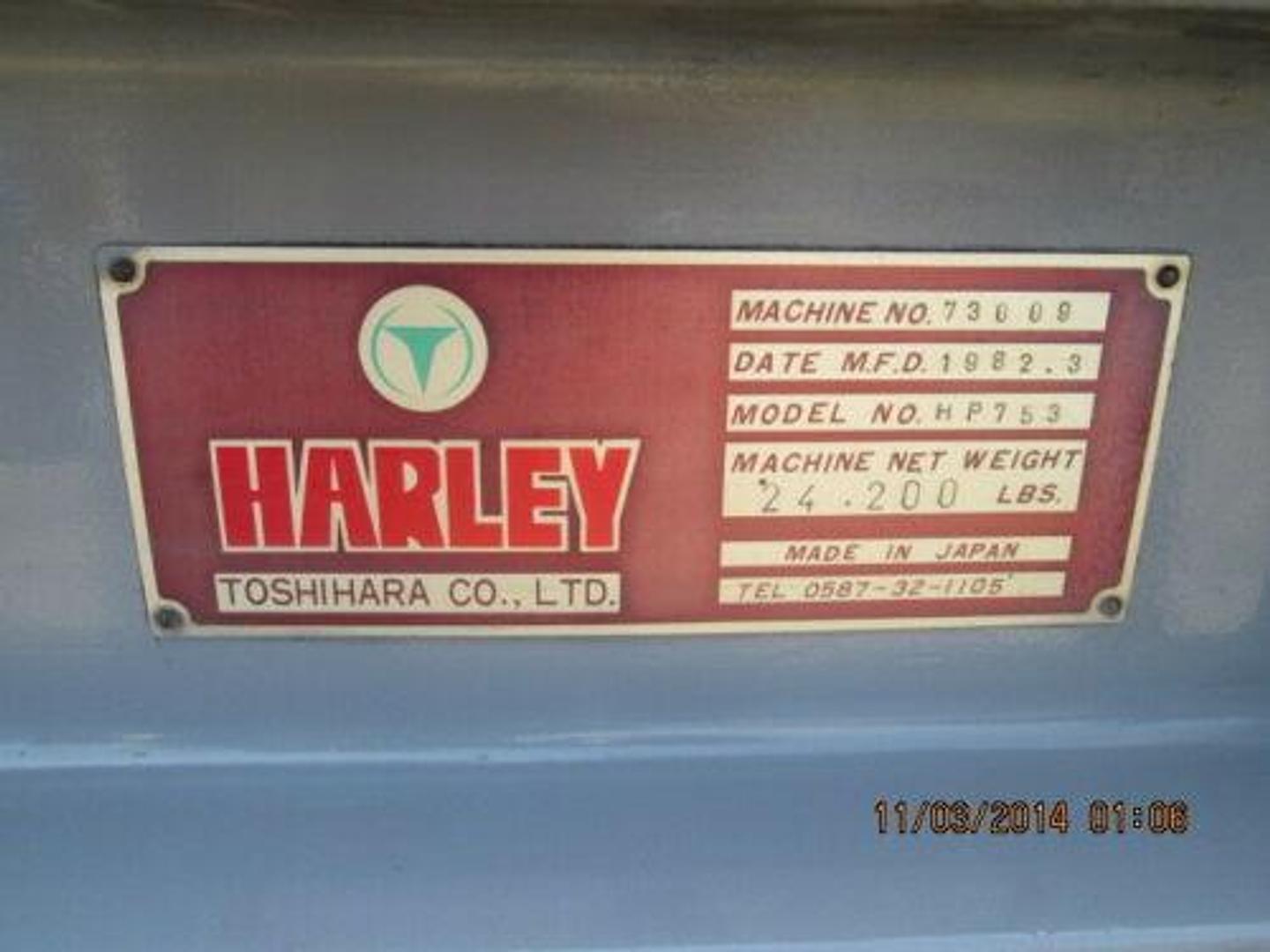 13" Harley #HP753, Landis style heavy duty large capacity pipe threading machine, 1982 - Image 4