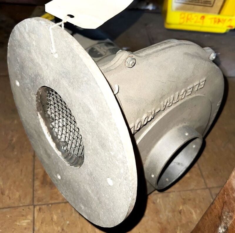 Electra-Kool #500C, blower, 1/3 HP, 118/208-230 V., 3450 RPM, 1-phase, Baldor motor, 500C-PL filter, Fr.56C - Image 3