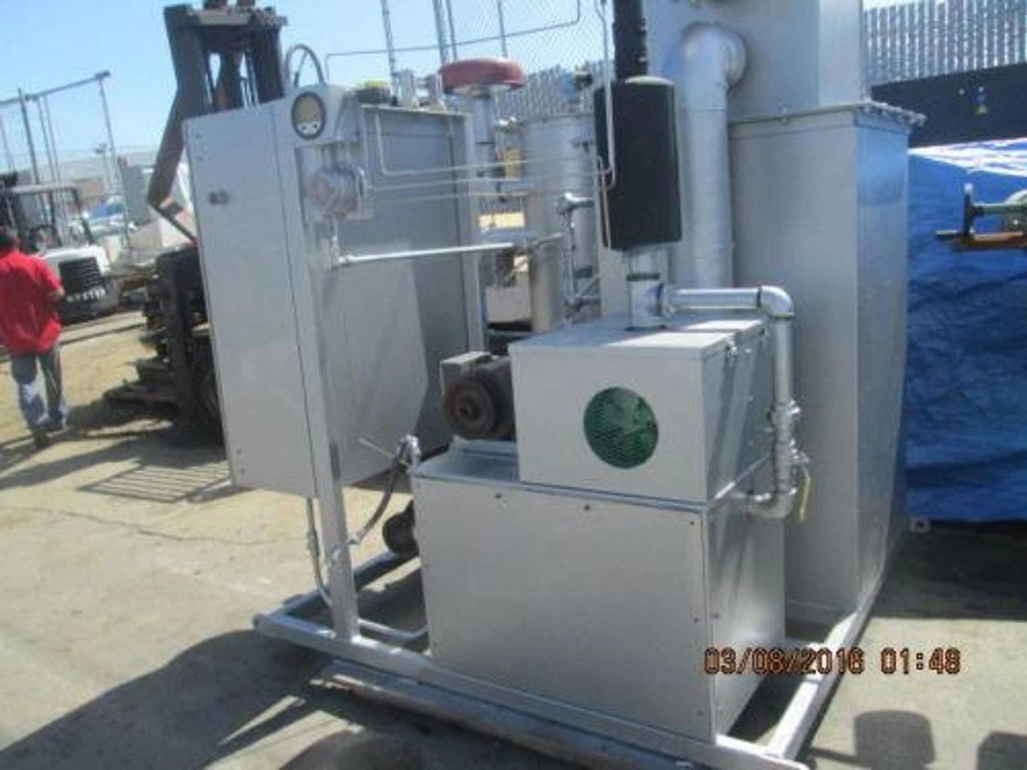 Baker Furnace #SX200E, thermal oxidizer remediation unit, 200 cfm - Image 2