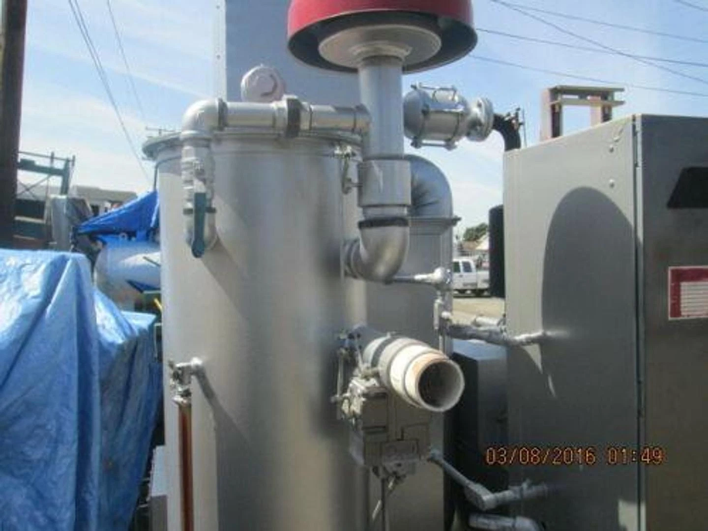 Baker Furnace #SX200E, thermal oxidizer remediation unit, 200 cfm - Image 8