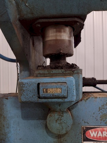 90 Ton, Chicago Dreis & Krump #1416-l, mechanical press brake, 16' overall, 174" between housing, 3" stroke - Image 7