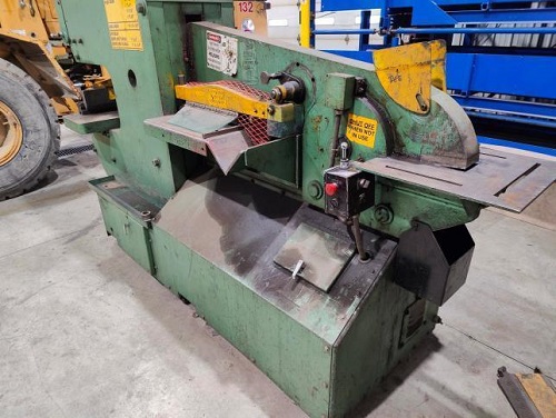 6" x 6" x 5/8" Piranha #PII, hydraulic ironworker, 140 ton - Image 3