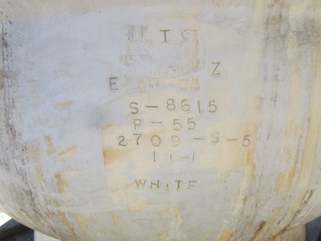 White #P-55, Ceramic Vacuum Bed Filter, 36" diameter x 13" lower section, 3/4" side bottom outlet, 36" x 13" - Image 5
