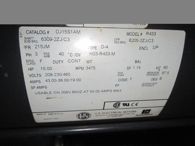 Application Engineering Company #TCU1500UQ, Water Cooled Heater, (2) pumps, 208-230/460 V - Image 6