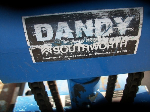1100 lb. Dandy Southworth #M500L, Mobile Lift Solid Platform, 20" x 38", 29.5" raised height, 3.5" lowered - Image 3