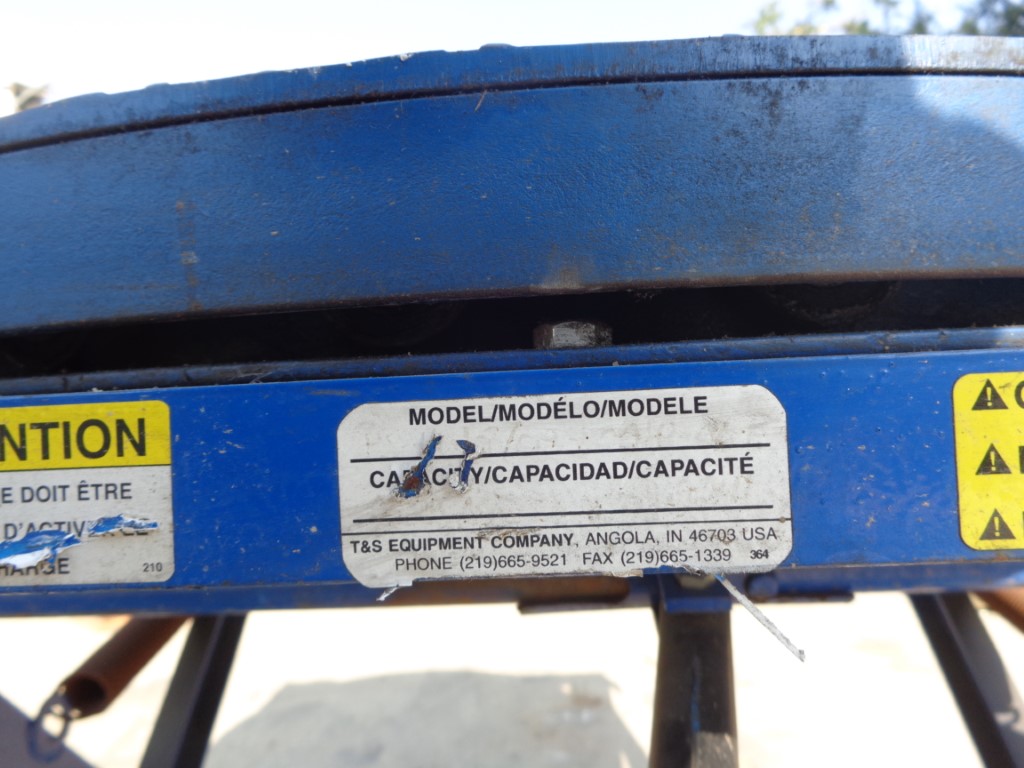 T & S Equipment #EZ-Loader, Self-Leveling Pallet Carousel Positioner, 40" outside diameter Turntable w/manual - Image 3