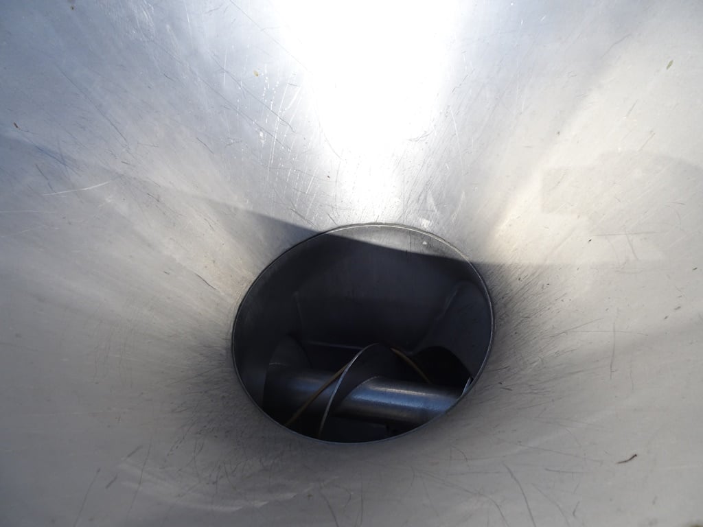 SIMO Industries #Type-SFM-230, Stainless Steel Vacuum Stuffer, 9" diameter x 60" L, barrel 3" discharge, 41" - Image 5