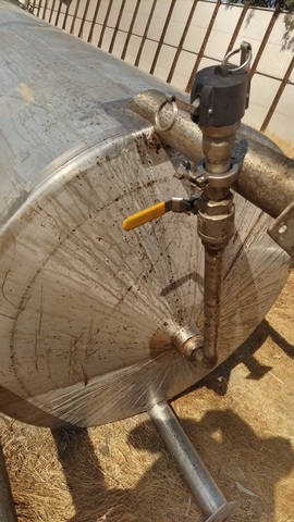 900 gallon Stainless Steel Tank, Agitated, 46" diameter x 10' straight side, 1.5 HP, 230/460 V., 1740 RPM - Image 4