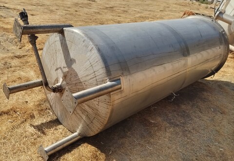 900 gallon Stainless Steel Tank, Agitated, 46" diameter x 10' straight side, 1.5 HP, 230/460 V., 1740 RPM - Image 6