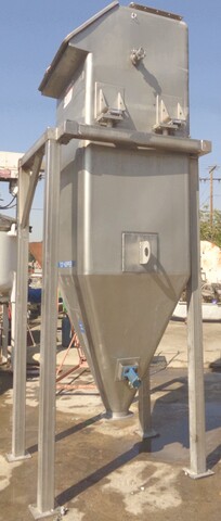 Semi-Bulk Systems #S6171-11-A, Bag Break Station, Stainless Steel, Sanitary, w/Dust Collector, 2004 - Image 2
