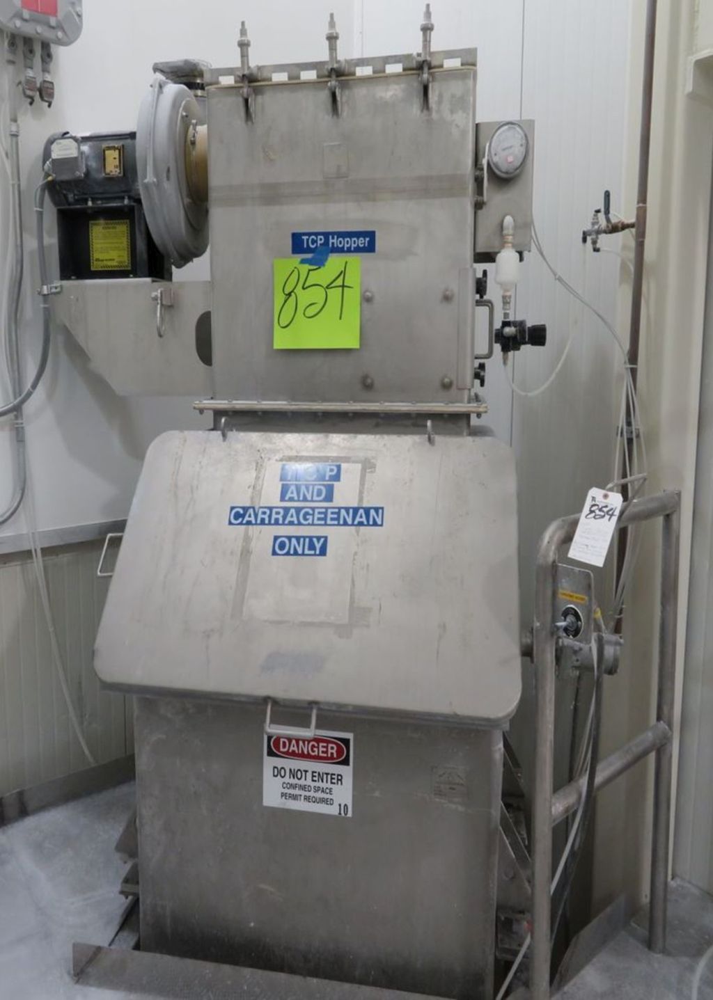 Semi-Bulk Systems #S6171-11-A, Bag Break Station, Stainless Steel, Sanitary, w/Dust Collector, 2004 - Image 6