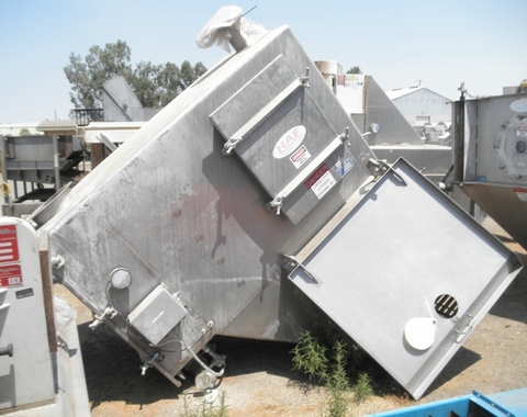 HAF Equipment Inc. #58BV25S2, Bag Break Station, 44" width feed, Dust Collector, (20) 6" diameter bags - Image 2