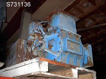 10" Buhler #C874A, Rotary Airlock Valve, Carbon Steel, 10" x 13" flanged inlet/outlet, 2 HP/1 HP, 1735/870 - Image 2