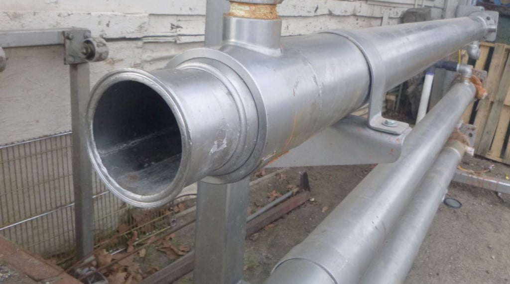Cherry Burrell #3C4120L, Votator (barrel only), 4" diameter x 9'10" L, 200 psi @ 365&deg;F, 150 psi @ 365&deg;F - Image 3