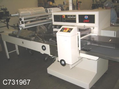 Ilapak #Due-039-93, Horizontal Wrapper, Type Linx, 6" width x 12" L trays, 24.5" film, 4000 watt, 480Vac - Image 1