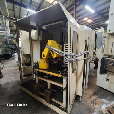 Gleason #CG300, CNC cutter sharpener for both style blades, 5-Axis, robotic loading, 2005 - Image 7
