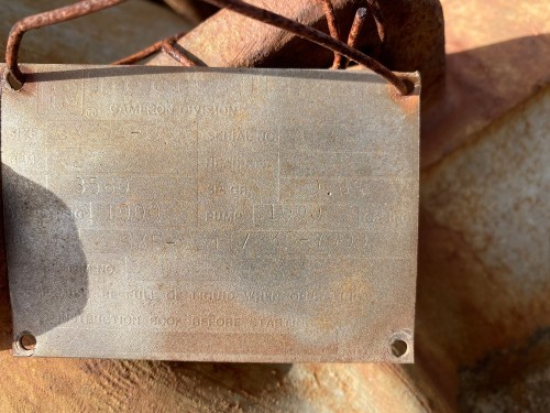400 GPM @ 1471' TDH, Ingersoll-Rand, 3x8 DA-A 5 STG Carbon Steel ( & 2 MORE 3055/6 CBP), 3560 RPM - Image 1