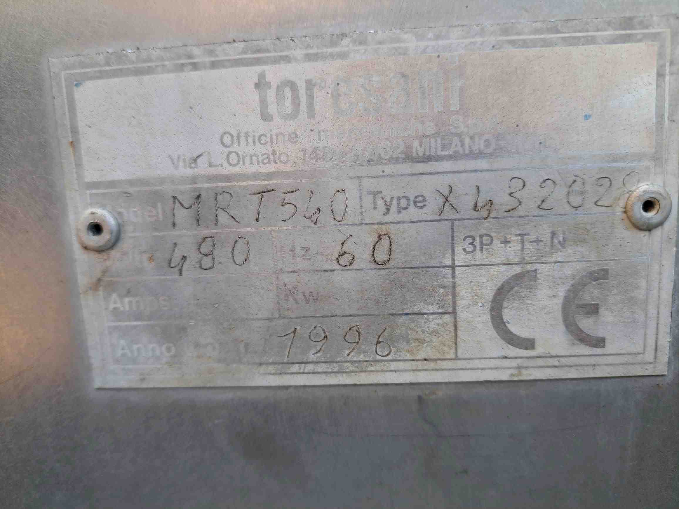 Toresani #MRT-540, Ravioli Pasta Machine, 140 strokes/min. for ravioli, 120 strokes/min. for cappelletti - Image 9