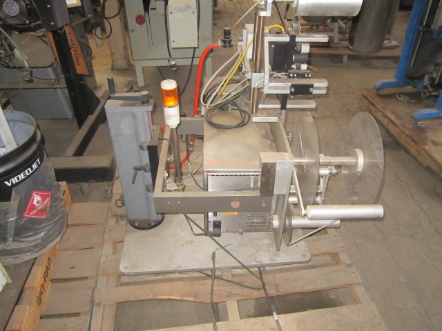 GEI, Air Cylinder Tamp Labeler, 4" x 4" max label width, 6" max label length, 6" stroke length, w/air foot - Image 3