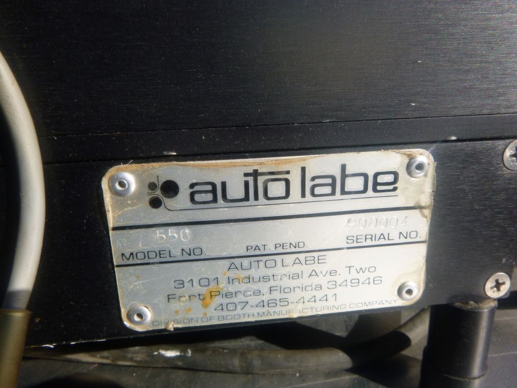 Auto Labe #550, Semi-Automatic Pressure Sensitive Wrap Around Labeler, 3/8"-4" diameter Label capacity, 5" - Image 7