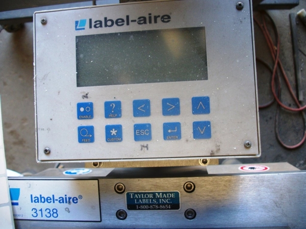 Label-Aire #3138-N-TB, Printer Applicator, 7.2" width x 7" tall Label capacity, 17" print engines, 4 CFM @ 90 - Image 9