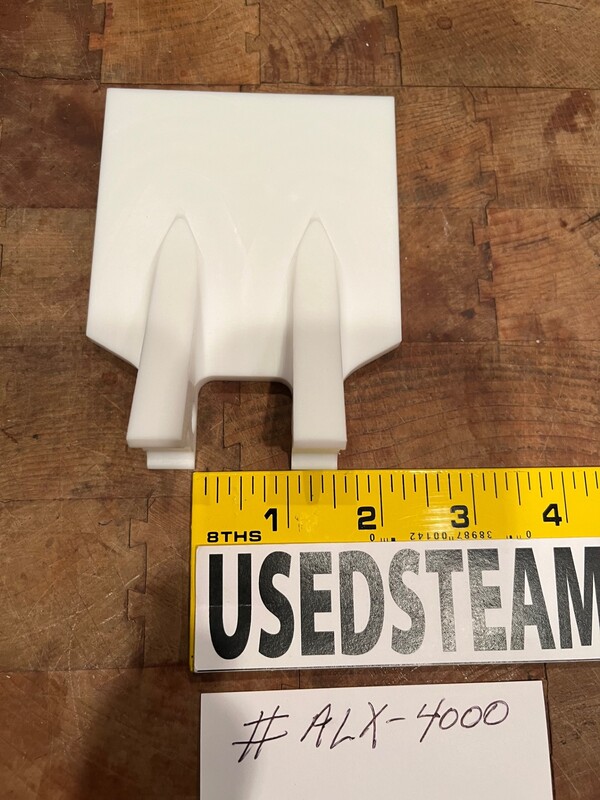 Steam Kettle Scraper, Ameriscrape #ALX-4000, straight front edge, 3.5" wide x 4.5" long x 1/4" thick, H.D. - Image 2