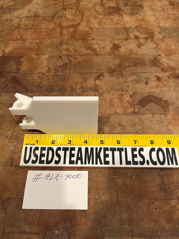 Steam Kettle Scraper, Ameriscrape #ALX-4000, straight front edge, 3.5" wide x 4.5" long x 1/4" thick, H.D. - Image 3